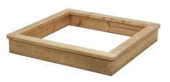 Zandbak Laag B112 x B105 x H20 cm RedWood met Deksel Tangara Groothandel Kinderopvang en kinderdagverblijf inrichting01